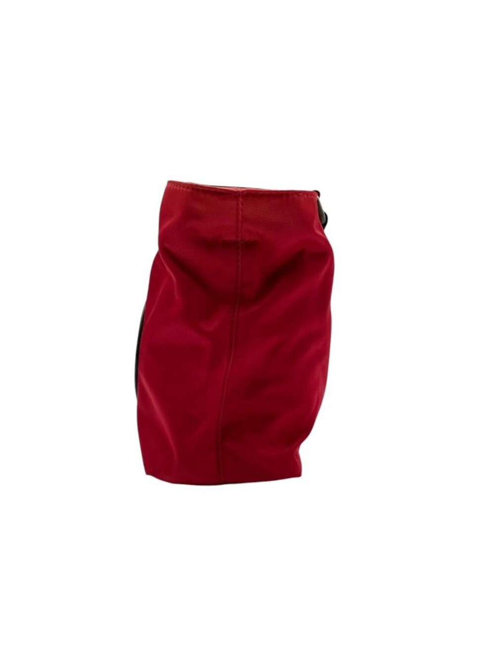 Prada Tote Mini Bag Nylon Patent Enamel Tessuto Red Vintage Classic Outing Walk - Picture 5 of 10